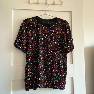 APC Sophie coquette girl puff short sleeve blouse like new condition